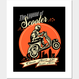 The Legend of Scooter Posters and Art